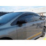 Déflecteurs de fenêtre latérale Mugen Honda Civic 4 portes 2012-15